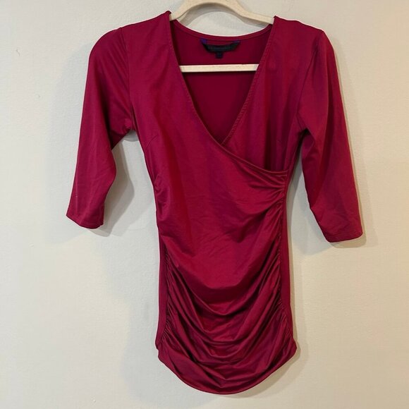 Eva Alexander London Fuchsia maternity Bodycon Mini Dress Women’s Size XS - Picture 5 of 6